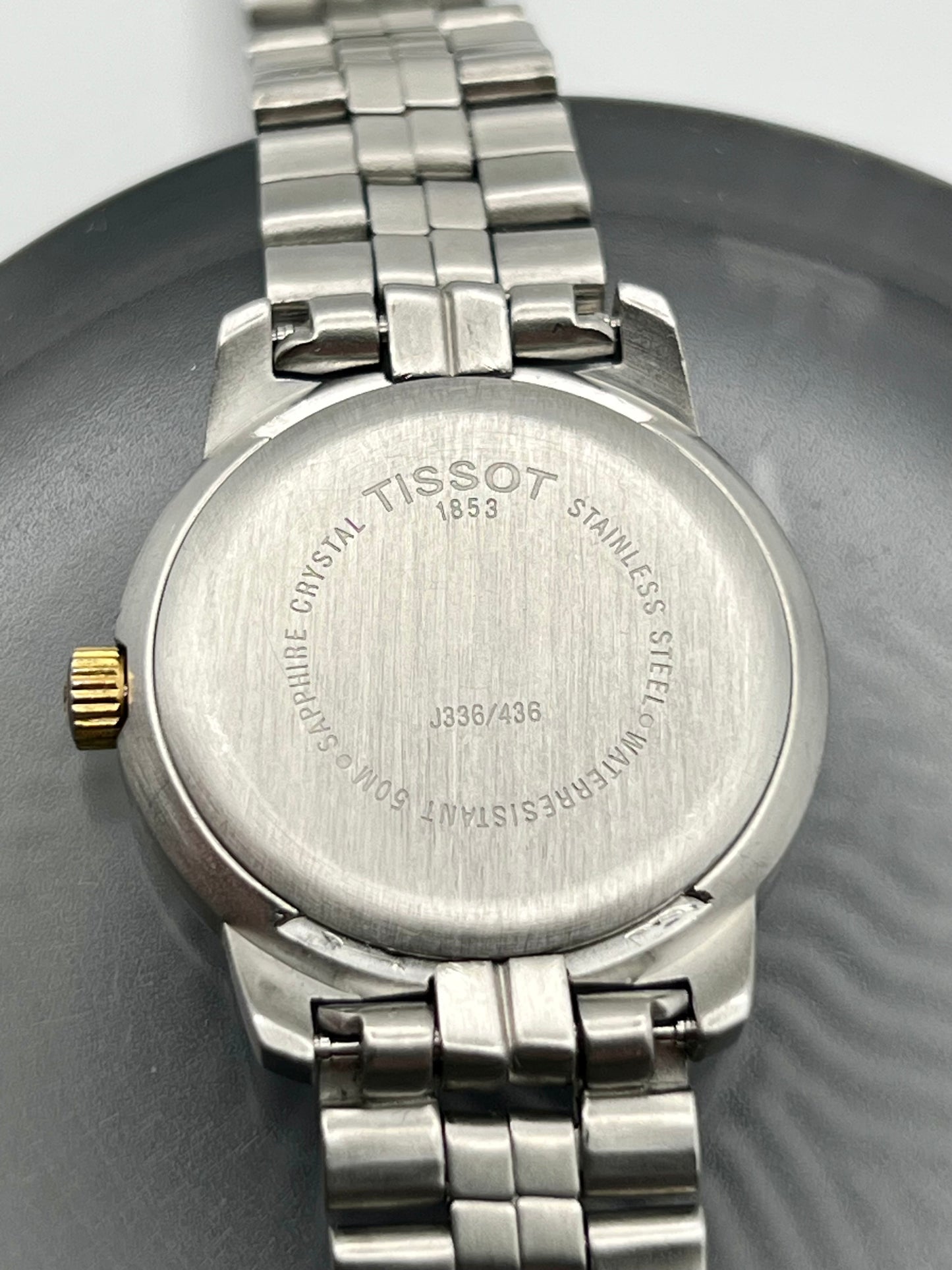 Ladies Tissot J336/436 Quartz Watch – Two-Tone Rose Gold – 1991