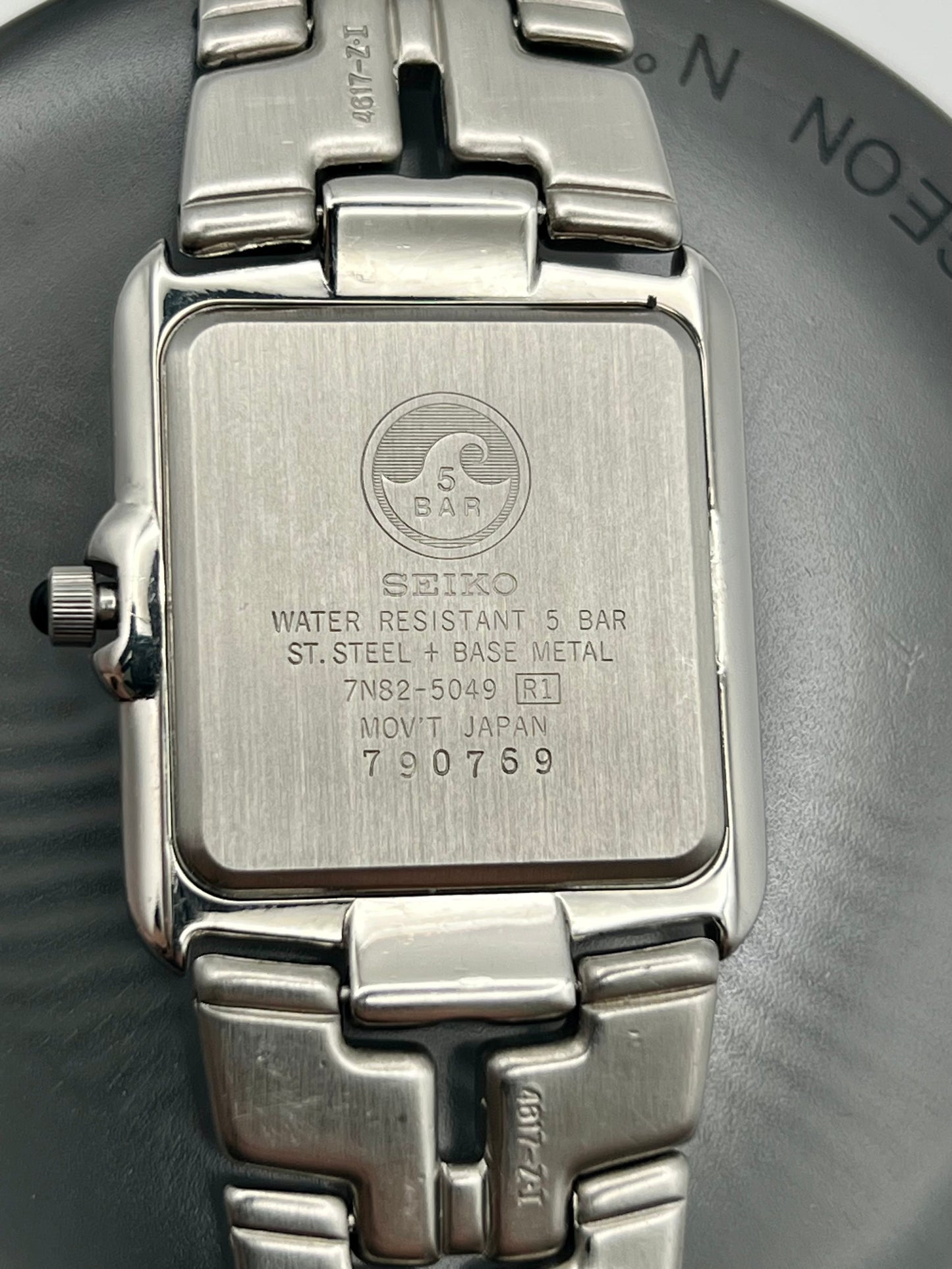 Men's 1997 Seiko Tank 7N82-5049