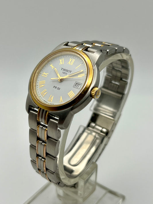 Ladies Tissot J336/436 Quartz Watch – Two-Tone Rose Gold – 1991