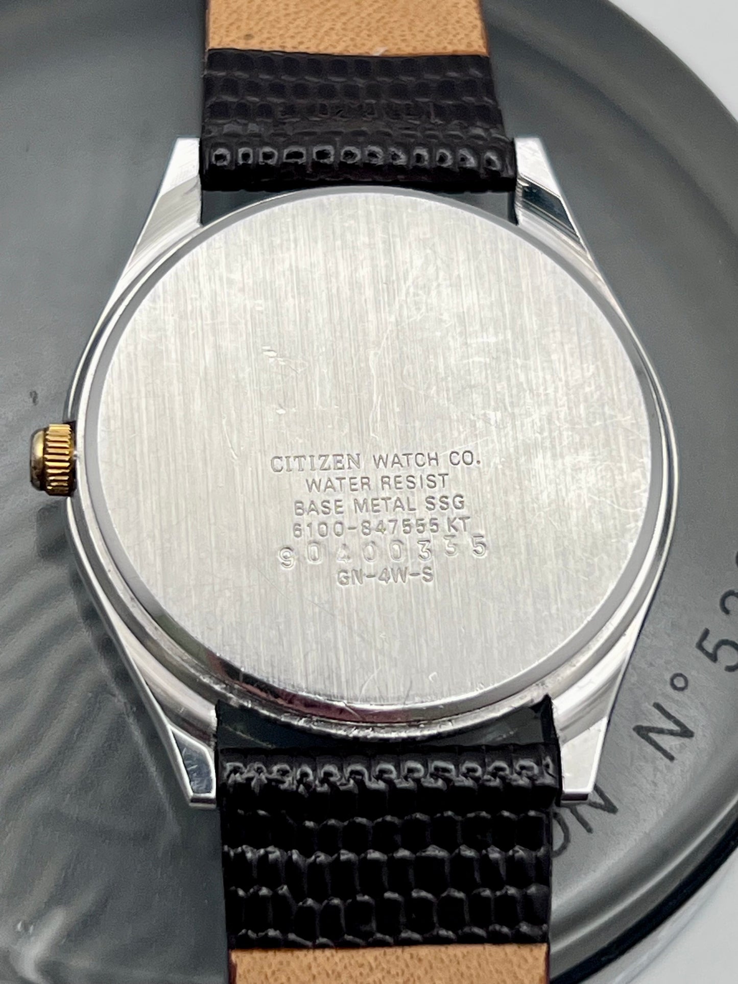 1989 Mens Citizen CQ 6100-847555 Two-Tone