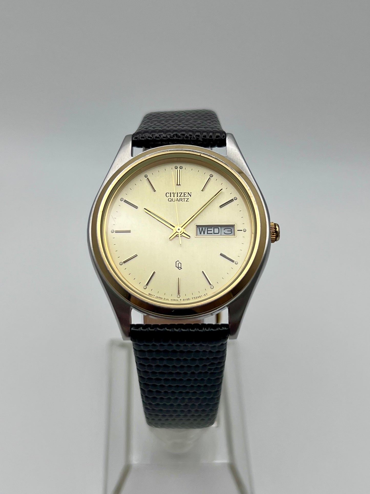 1989 Mens Citizen CQ 6100-847555 Two-Tone