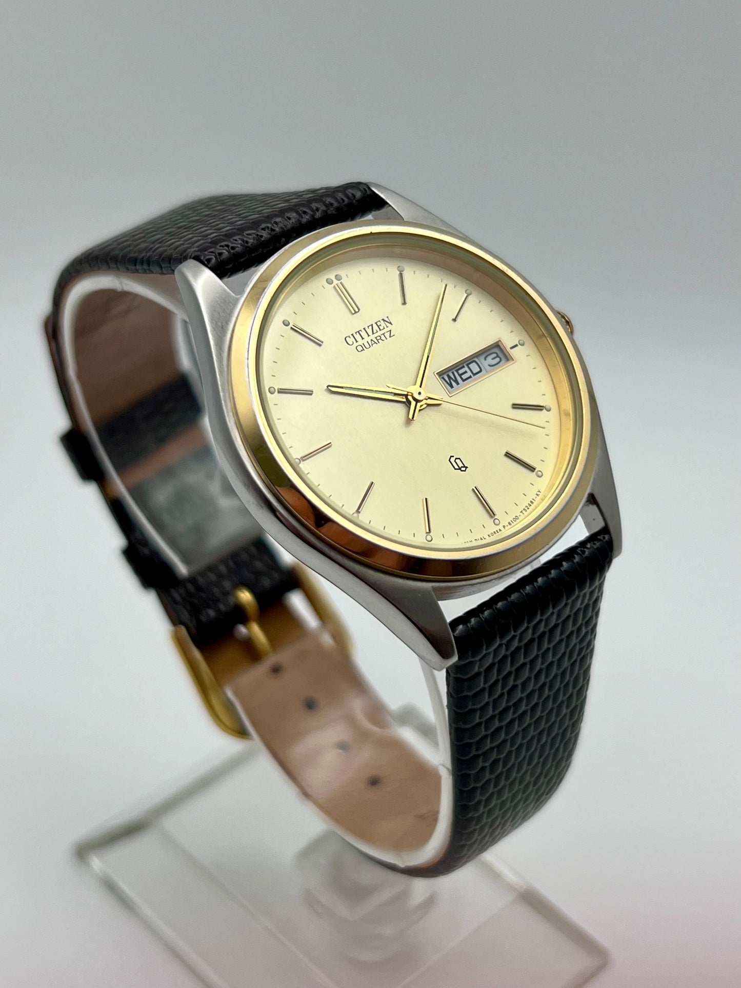 1989 Mens Citizen CQ 6100-847555 Two-Tone