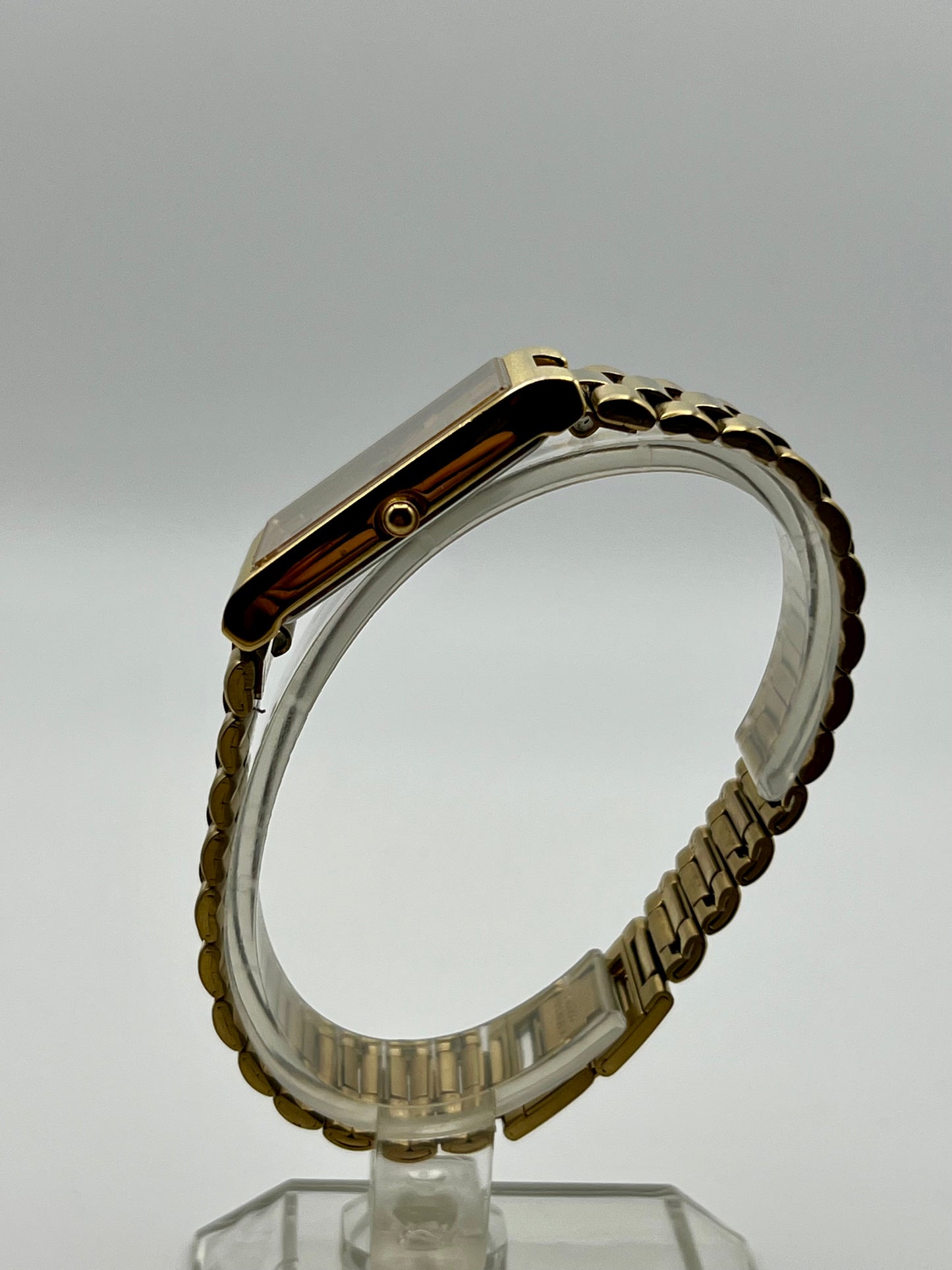 1990 Seiko 5Y39-5150 Tank Gold Tone