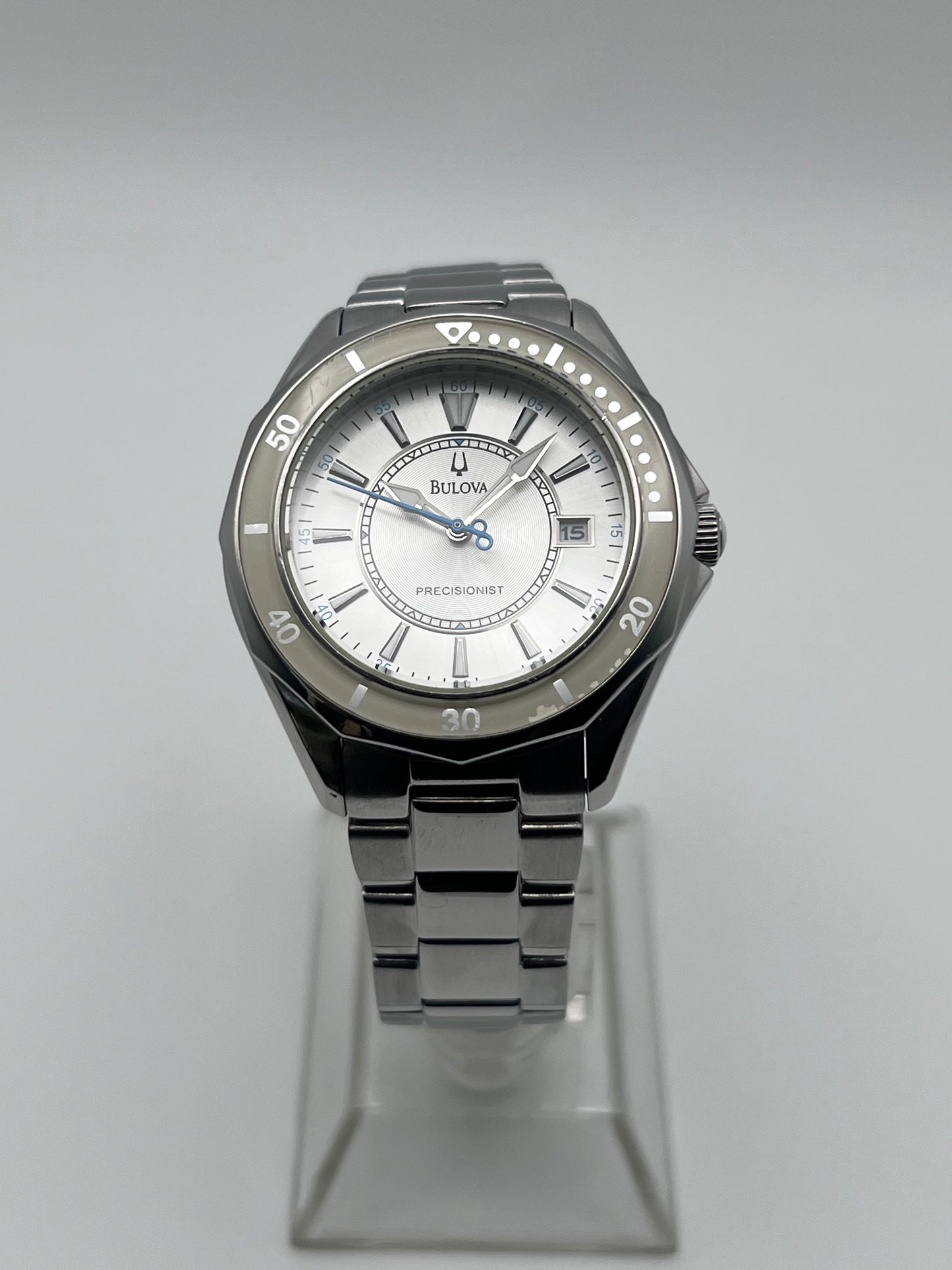 2012 Women’s Bulova Precisionist Winter Park White 96M123