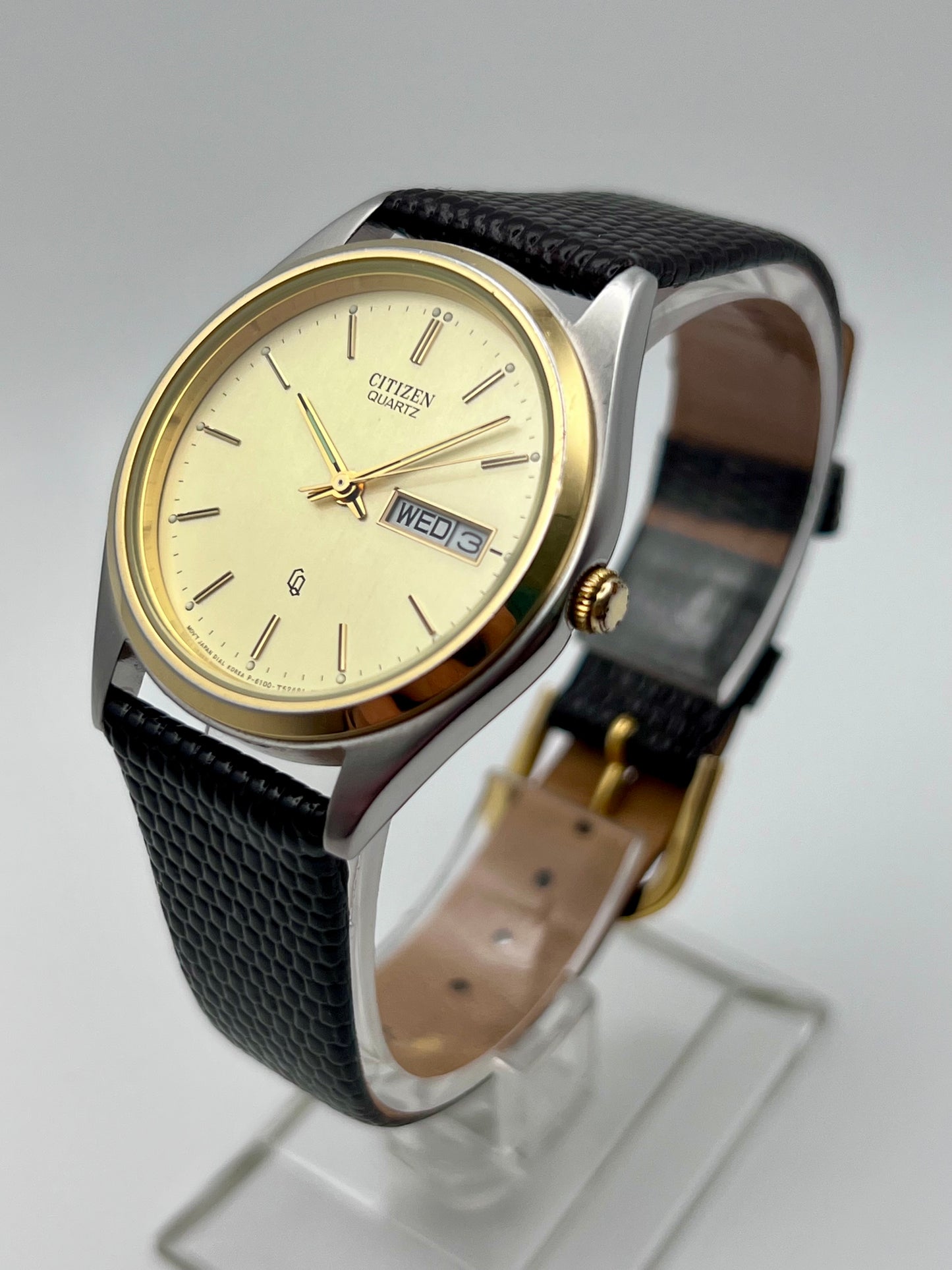 1989 Mens Citizen CQ 6100-847555 Two-Tone