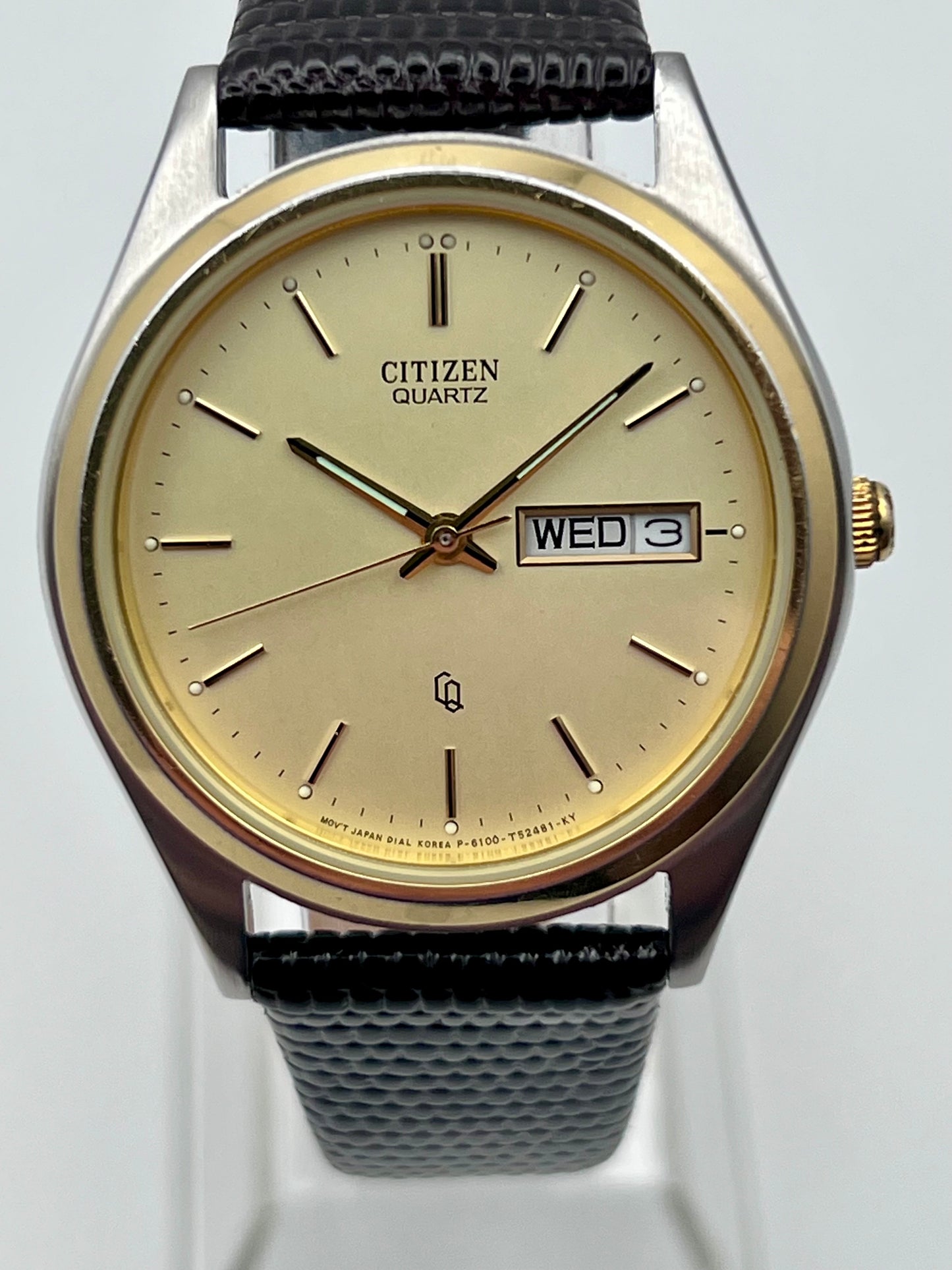 1989 Mens Citizen CQ 6100-847555 Two-Tone