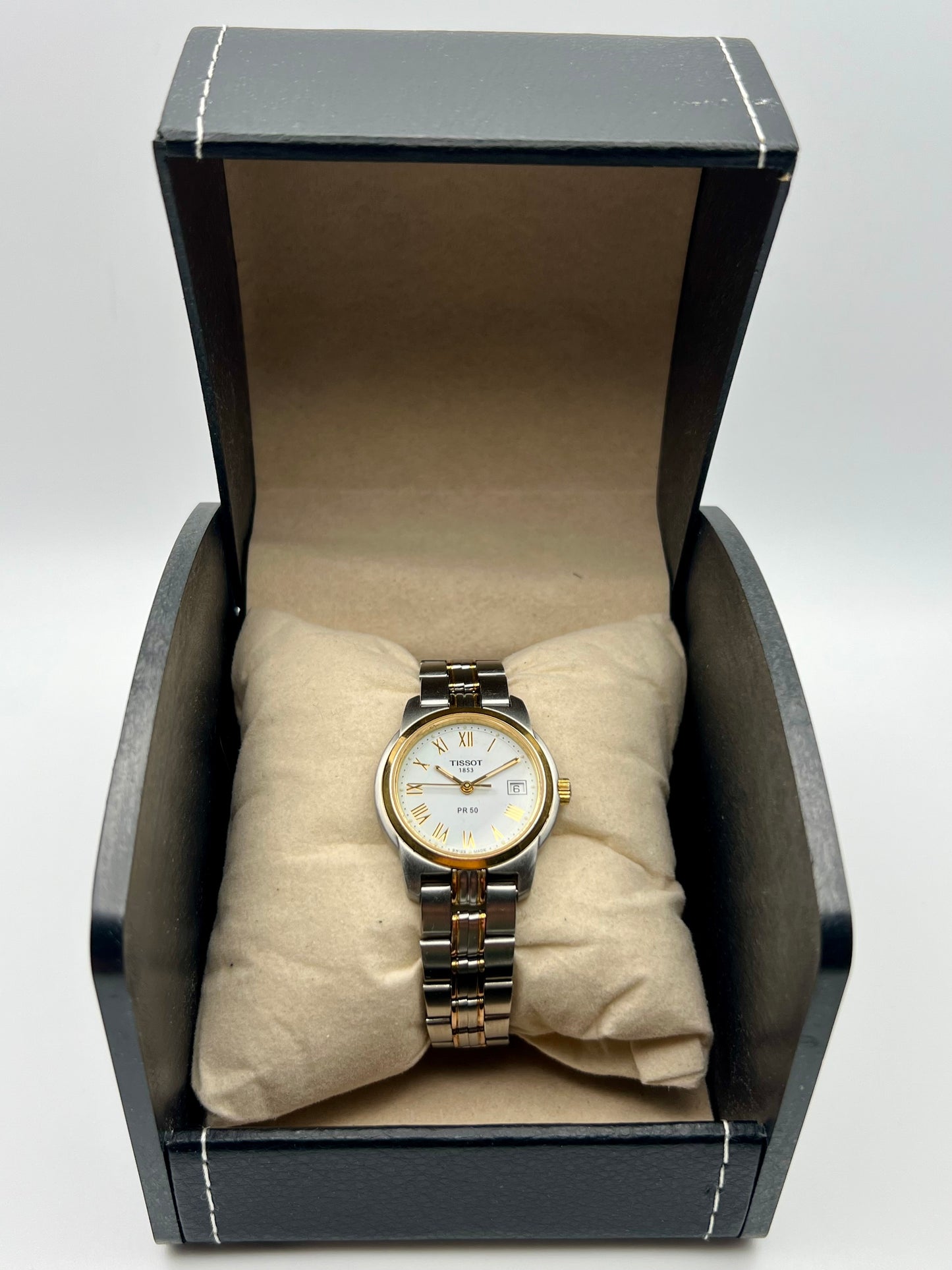 Ladies Tissot J336/436 Quartz Watch – Two-Tone Rose Gold – 1991