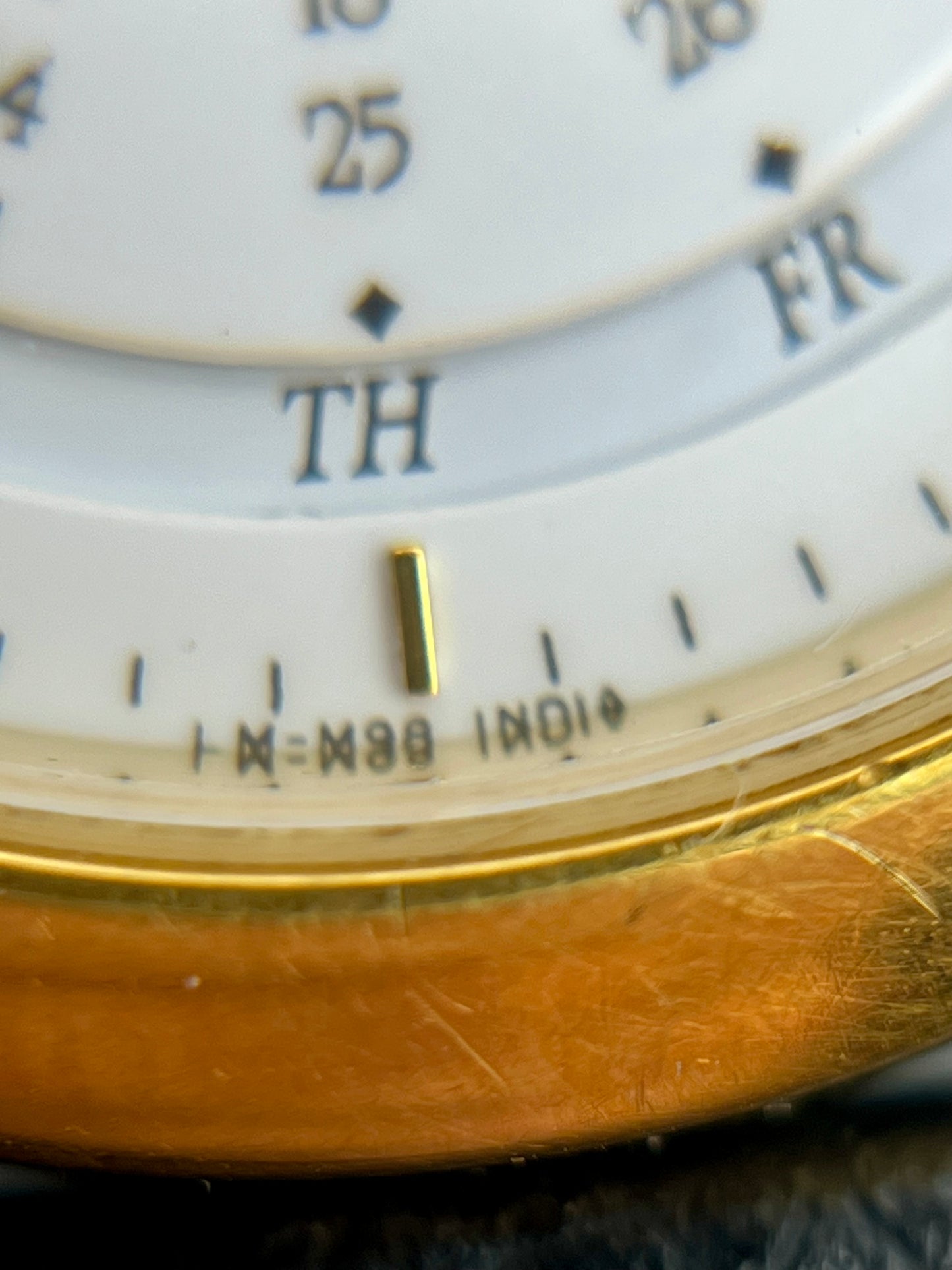 Titan Calendar 18k Gold Plated