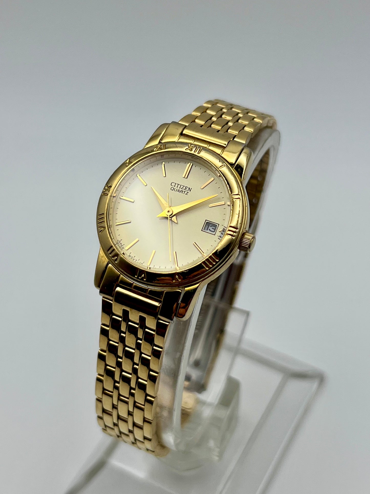 2002 Womens Citizen 1012-K13131 Gold Tone