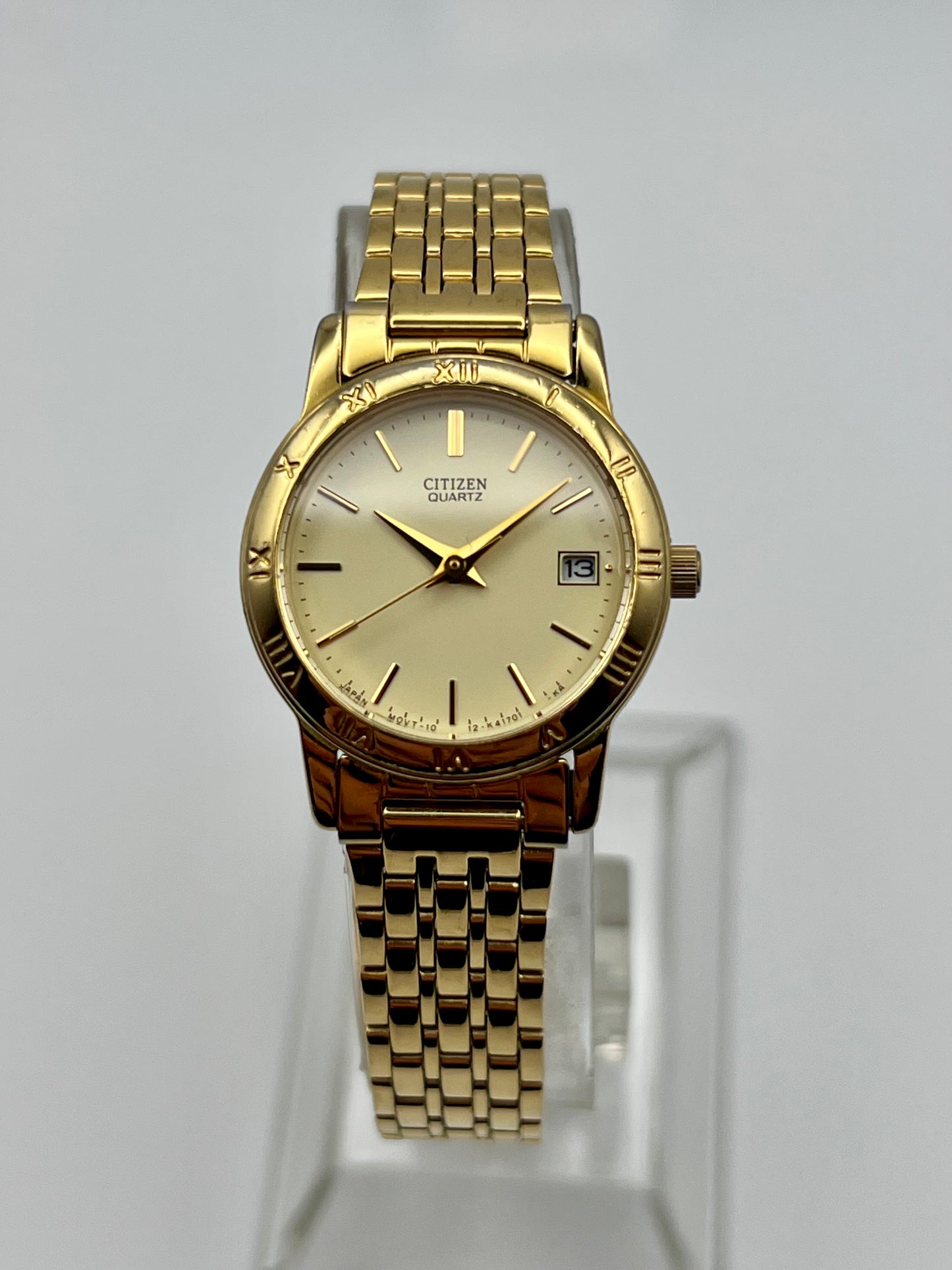2002 Womens Citizen 1012-K13131 Gold Tone