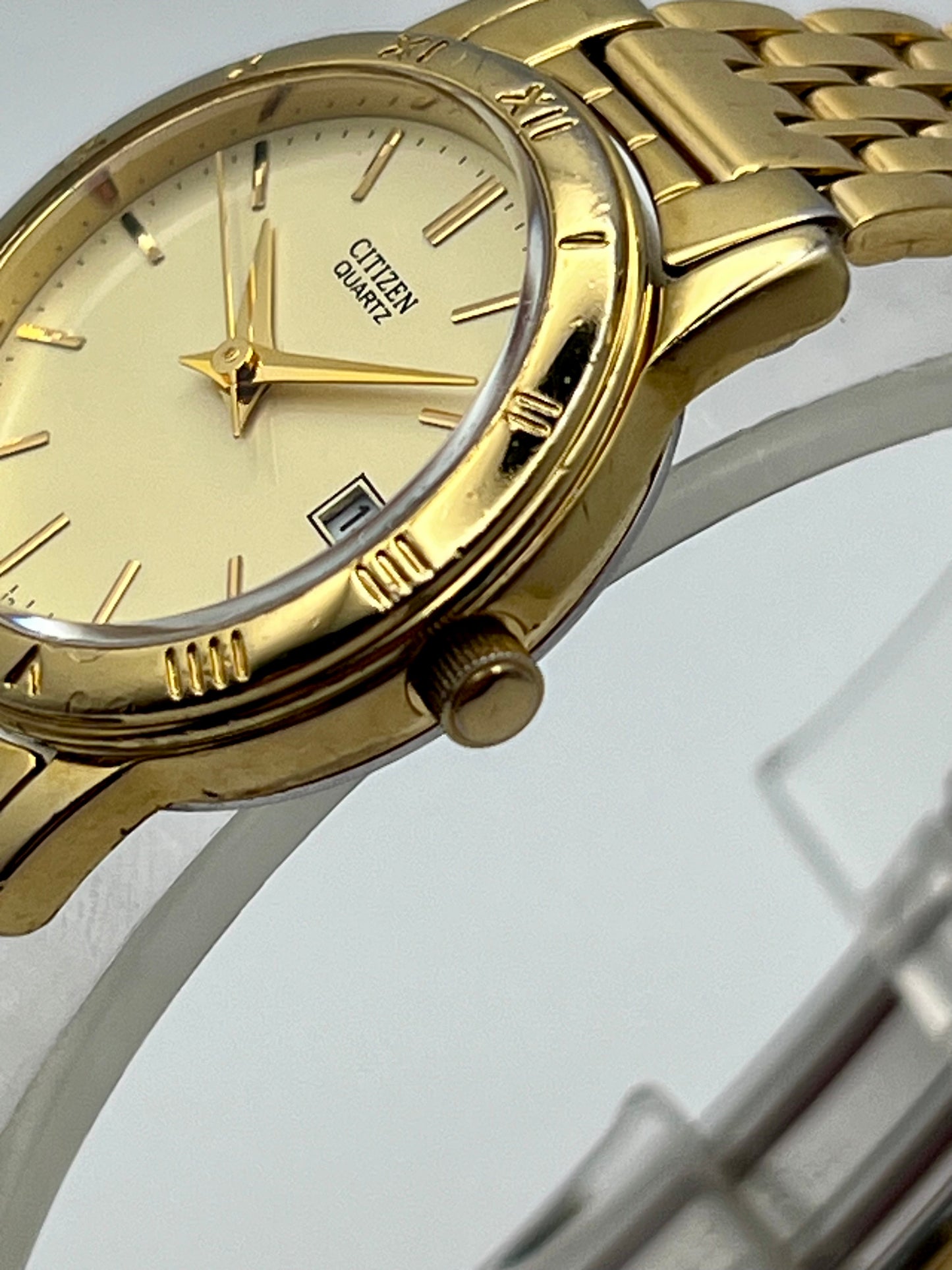 2002 Womens Citizen 1012-K13131 Gold Tone