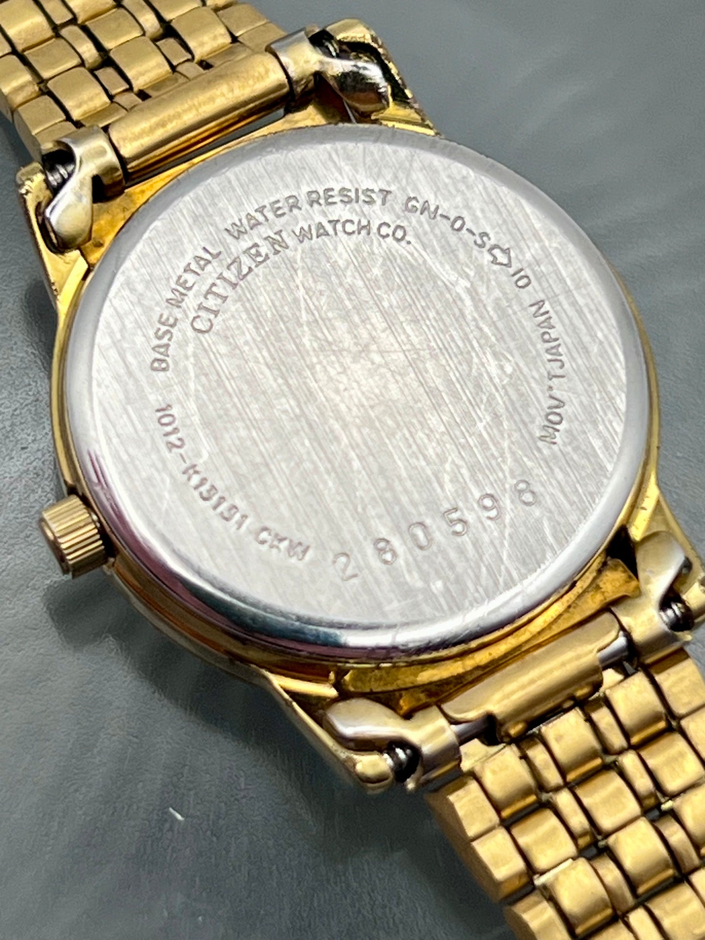 2002 Womens Citizen 1012-K13131 Gold Tone